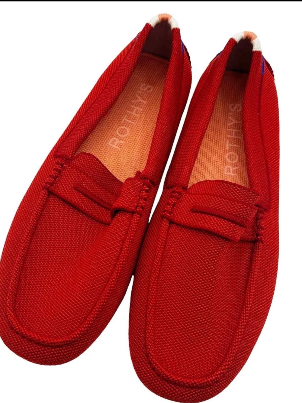 Rothy's The Daily Driver Red Women’s Loafers size 9.5